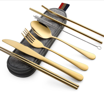 Estuche de cubiertos para llevar